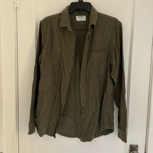 Button down long-sleeved shirt